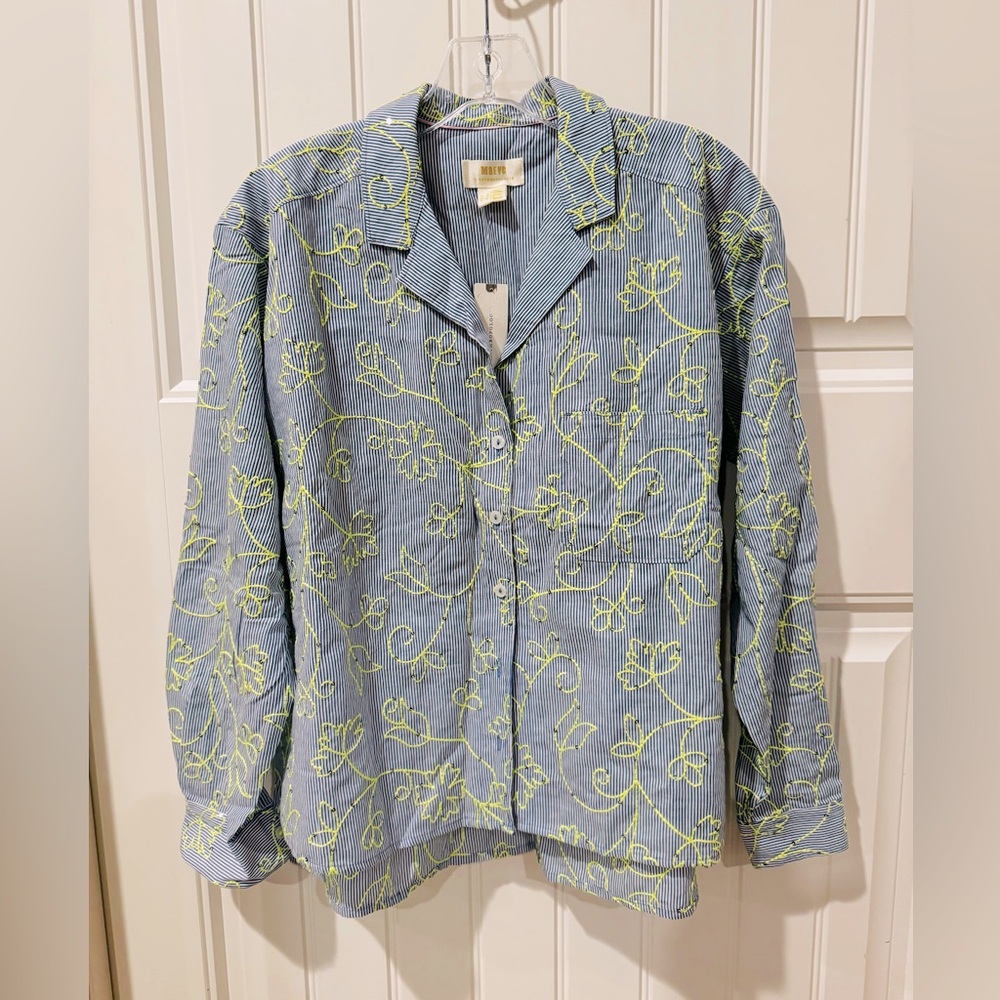NWT!Maeve Anthropologie Clarissa Button down Shirt